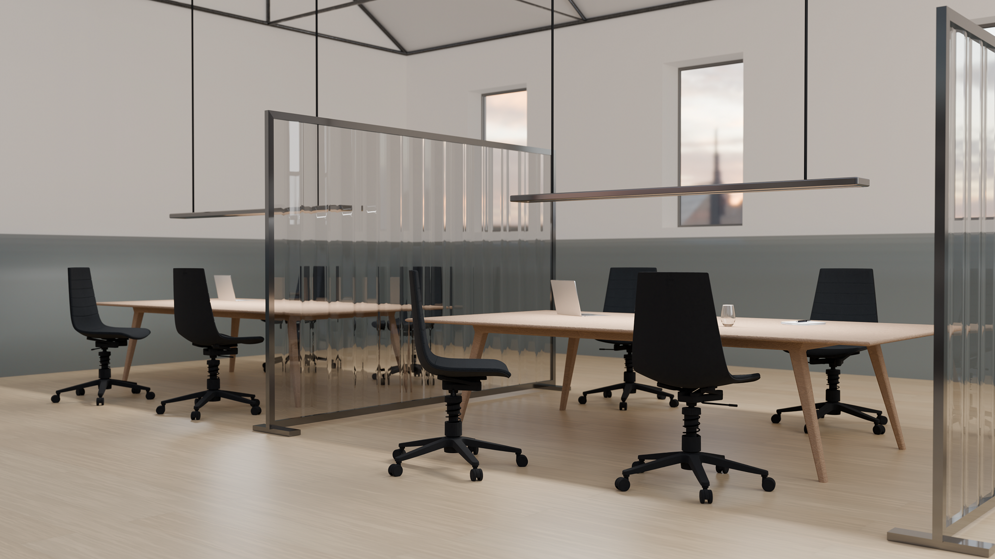 Linu Task Conference Konferenzstuhl mit Federbein Aeris