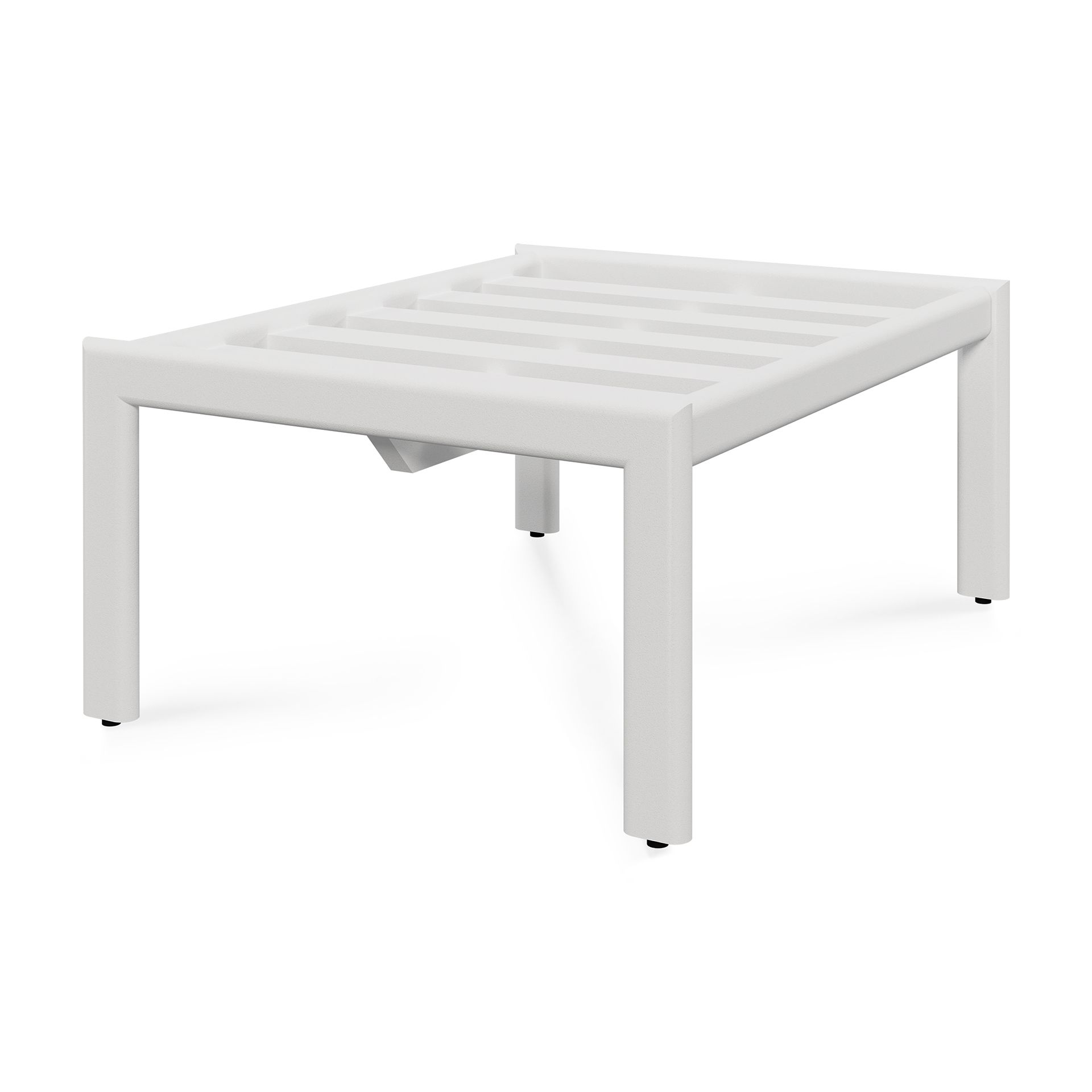 Jack Outdoor Fußhocker - Aluminium Weiß Ethnicraft