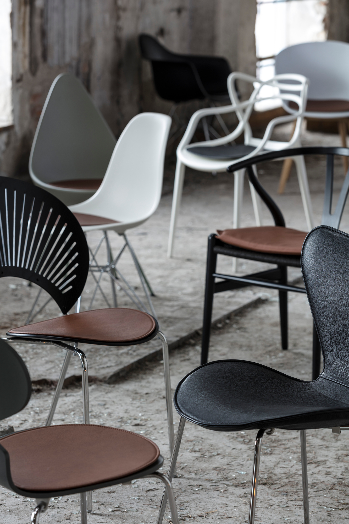 Sitzauflage Fritz Hansen 3107 Siebener Bent Hansen EINZELSTÜCK