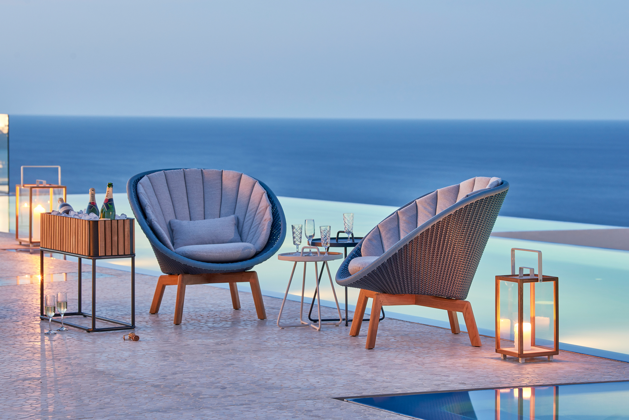 Peacock Outdoor Loungesessel Faser Cane-Line