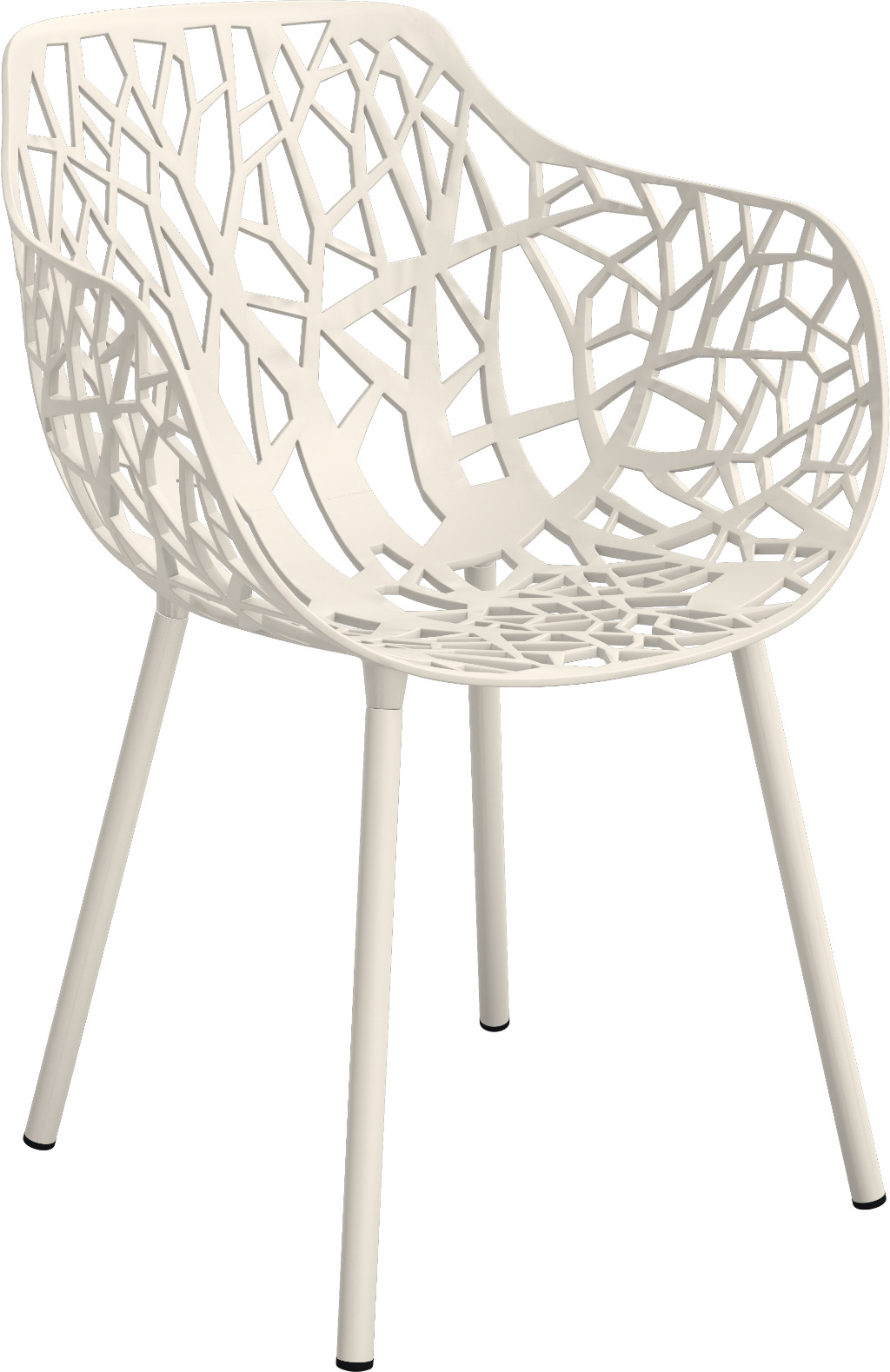Forest Outdoor Sessel Fast cremeweiß