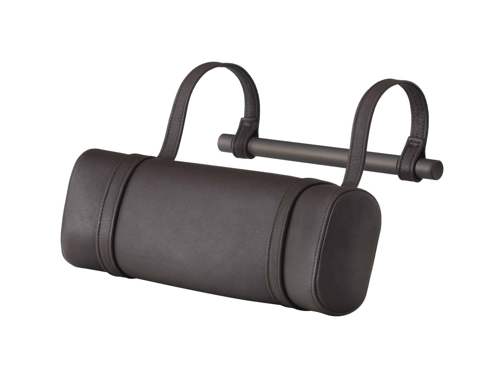 Braune Leder Nackenstütze von Lodge Vipp für entspanntes Anlehnen und mehr Komfort.