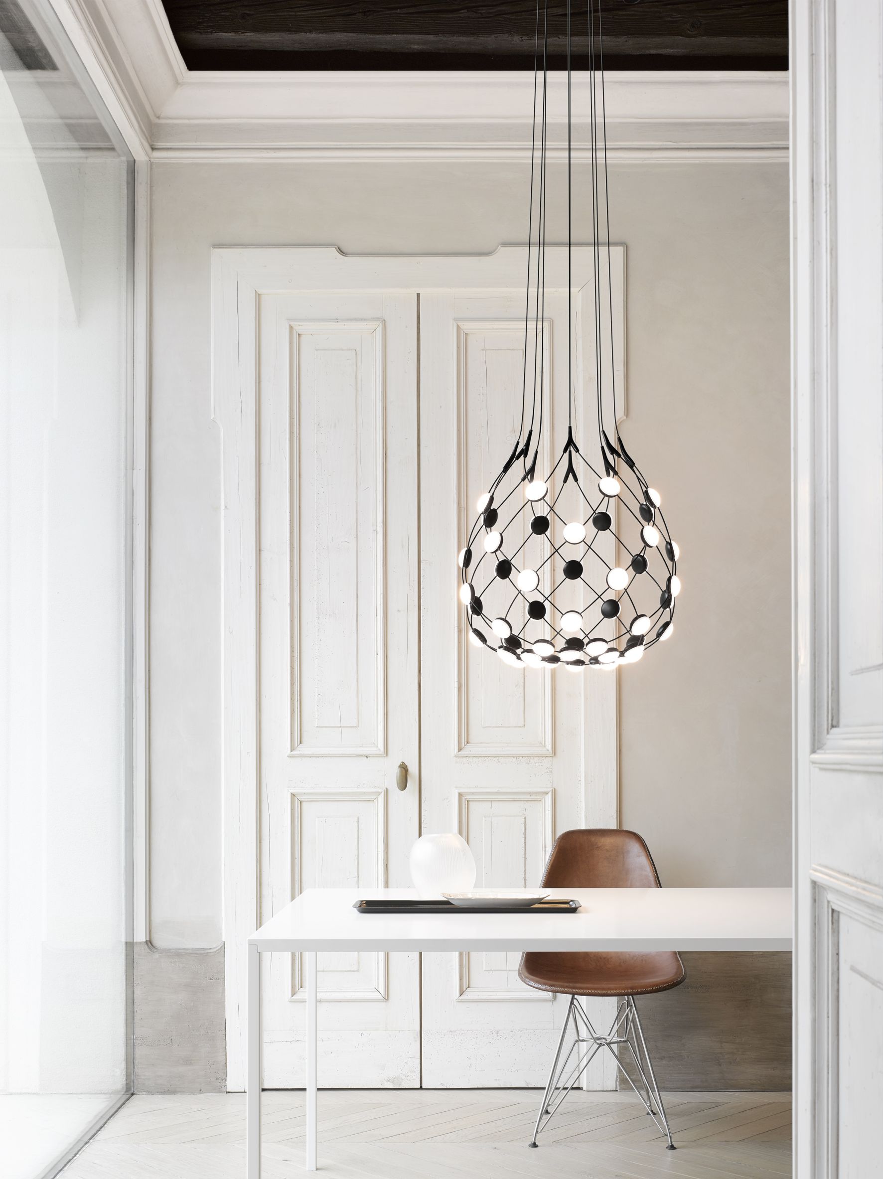 D86 Mesh Deckenleuchte Ø55cm - Kabellänge 1m Luceplan