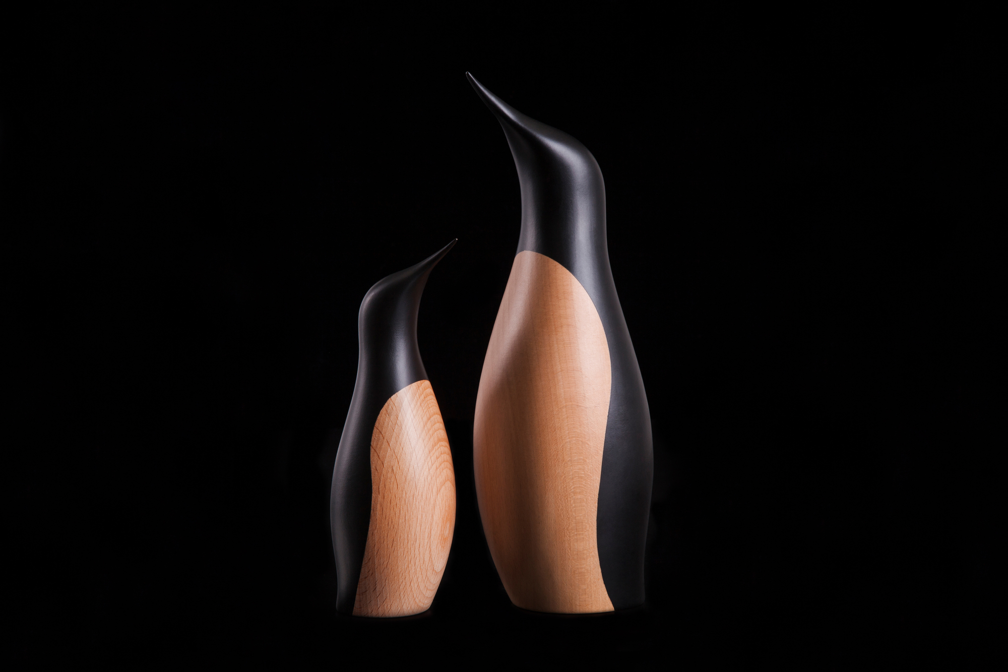 Kleiner Pinguin Holzfigur Architectmade EINZELSTÜCK
