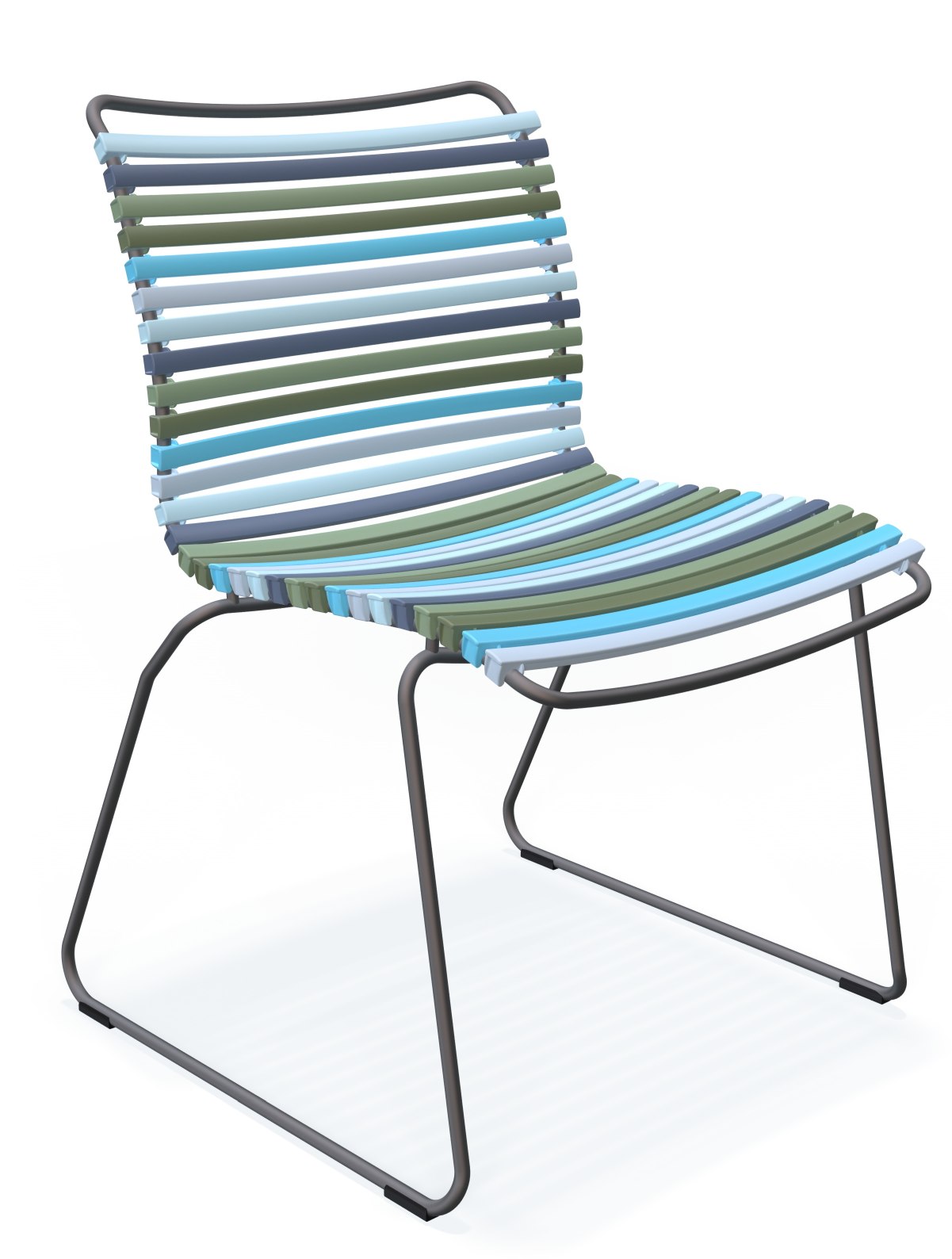 Click Dining Stuhl ohne Armlehne Outdoor Houe Multicolor 1