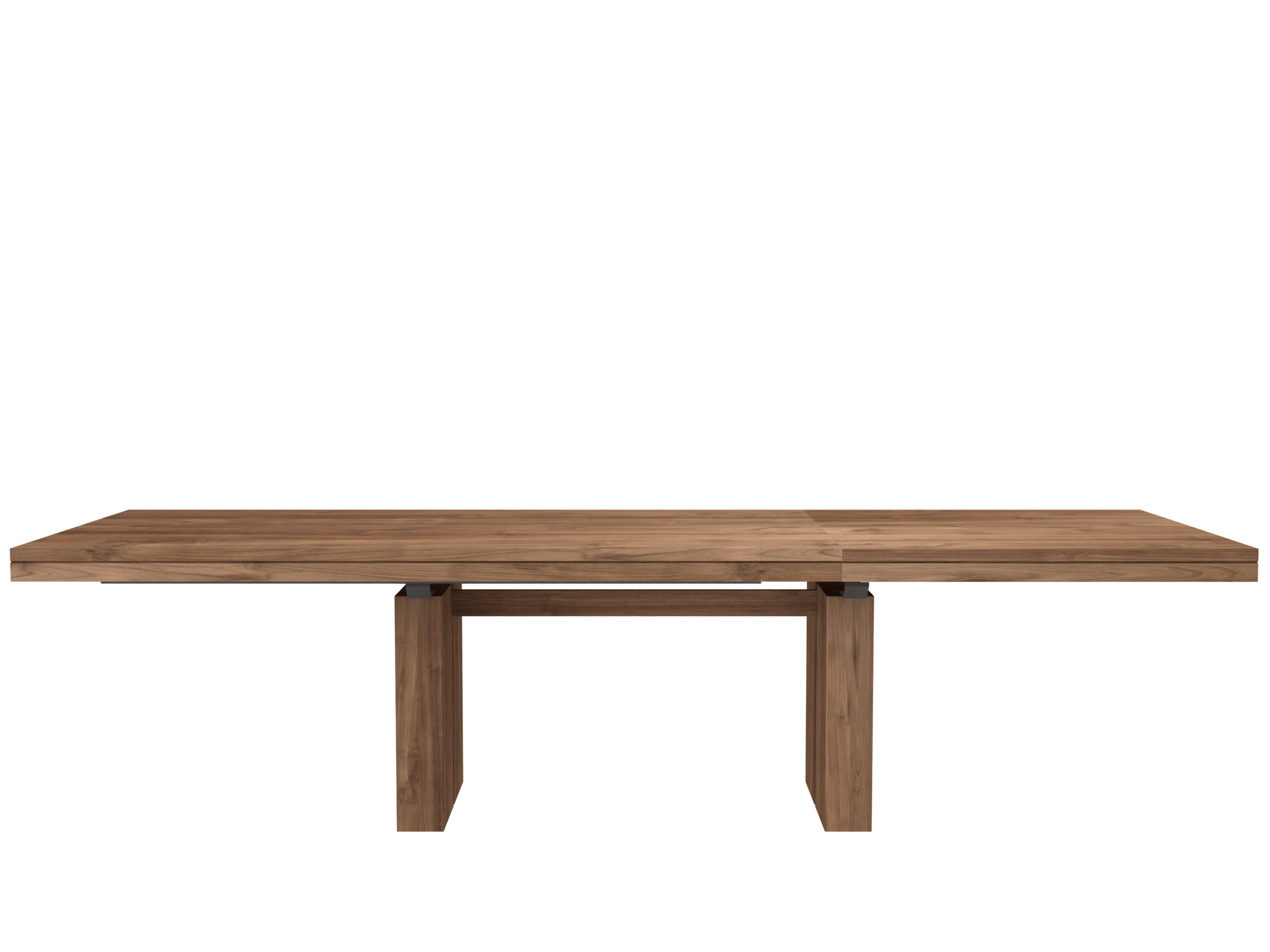 Double ausziehbarer Esstisch Teak Ethnicraft