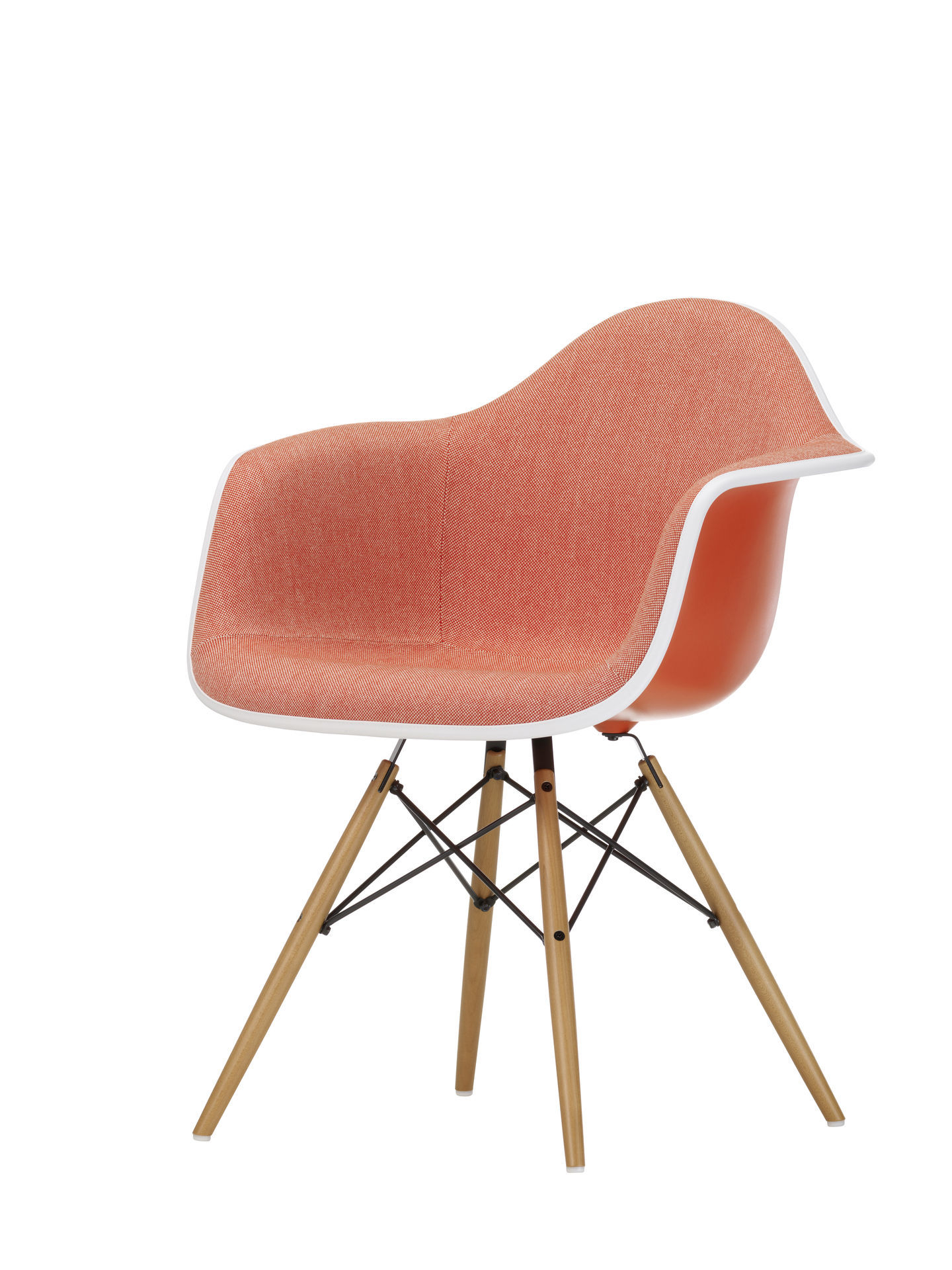 Eames Plastic Arm Chair DAW Stuhl Vollgepolstert Vitra
