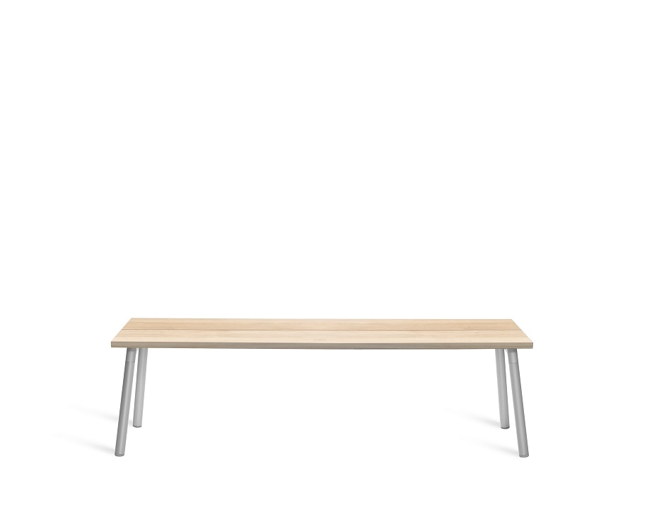 Run Bench 3-Sitzer Bank Emeco Aluminium/Akkoya