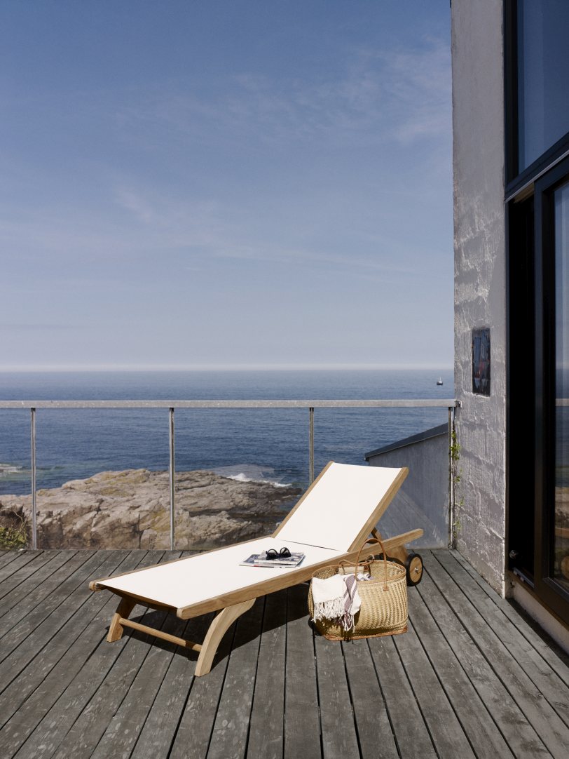 Columbus Sunbed Sonnenliege Outdoor Skagerak by Fritz Hansen