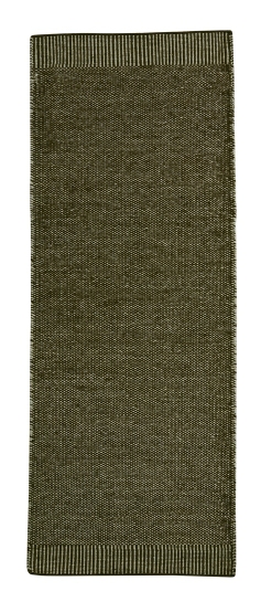 Rombo Rug Teppich 75x200 cm Woud Weiß / Moosgrün
