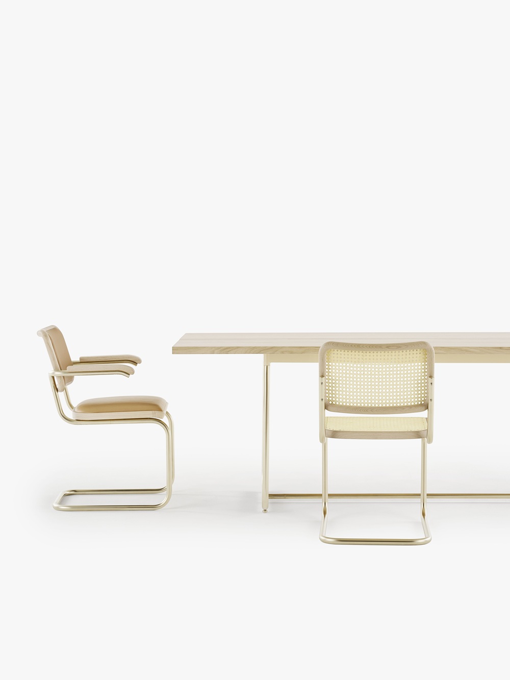 JS. Thonet by Jil Sander S 1070 / S1070 Konferenztisch Thonet