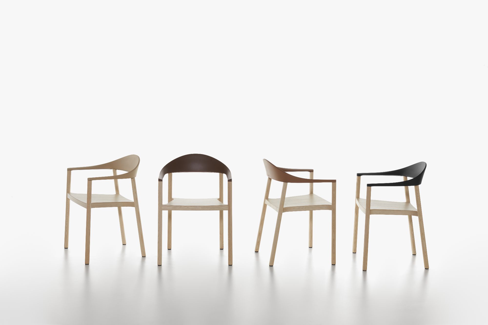 Monza Armchair Armlehnen Stuhl Plank