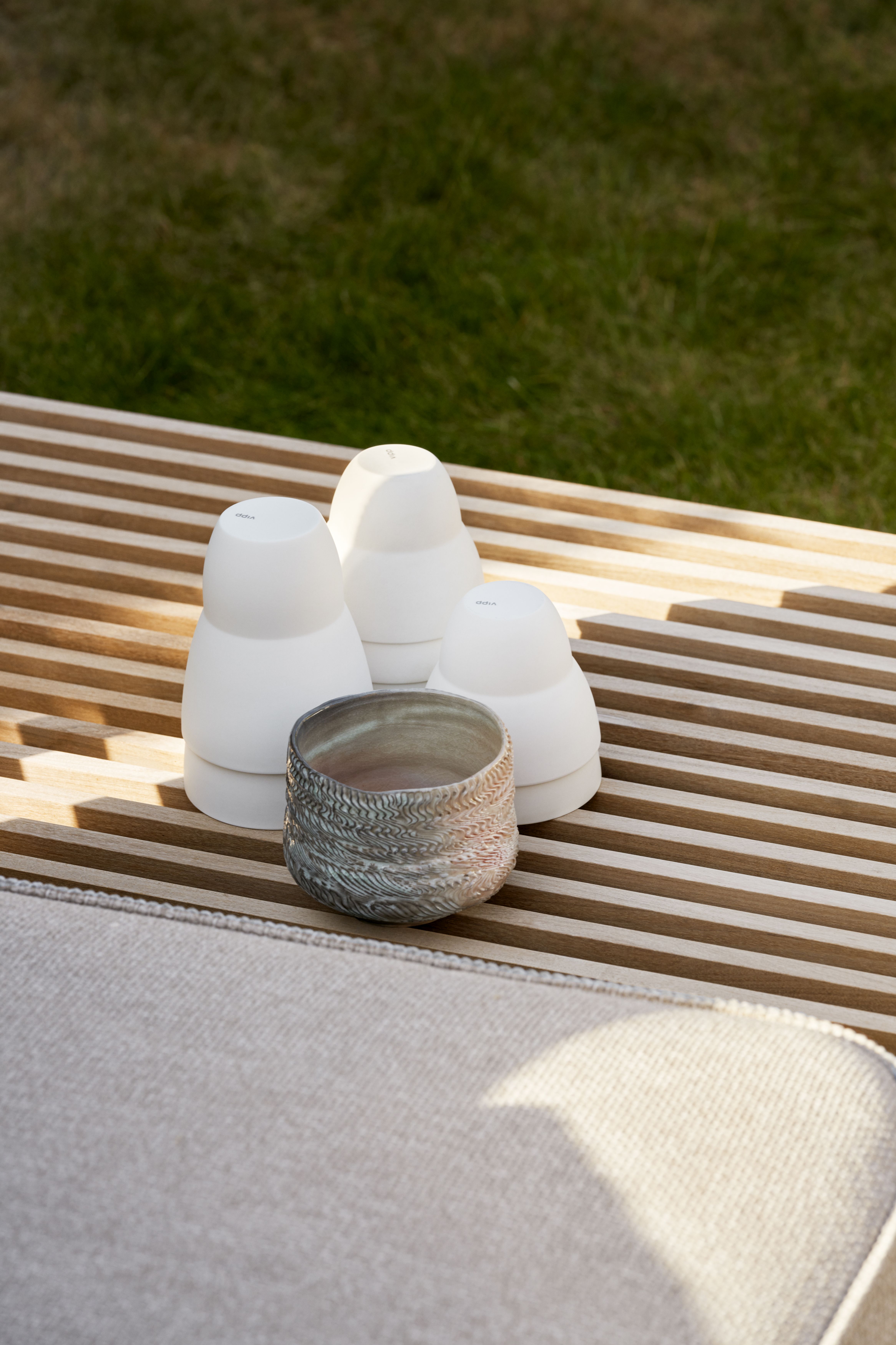 Open-Air Outdoor Sofa offenes Ende links Vipp