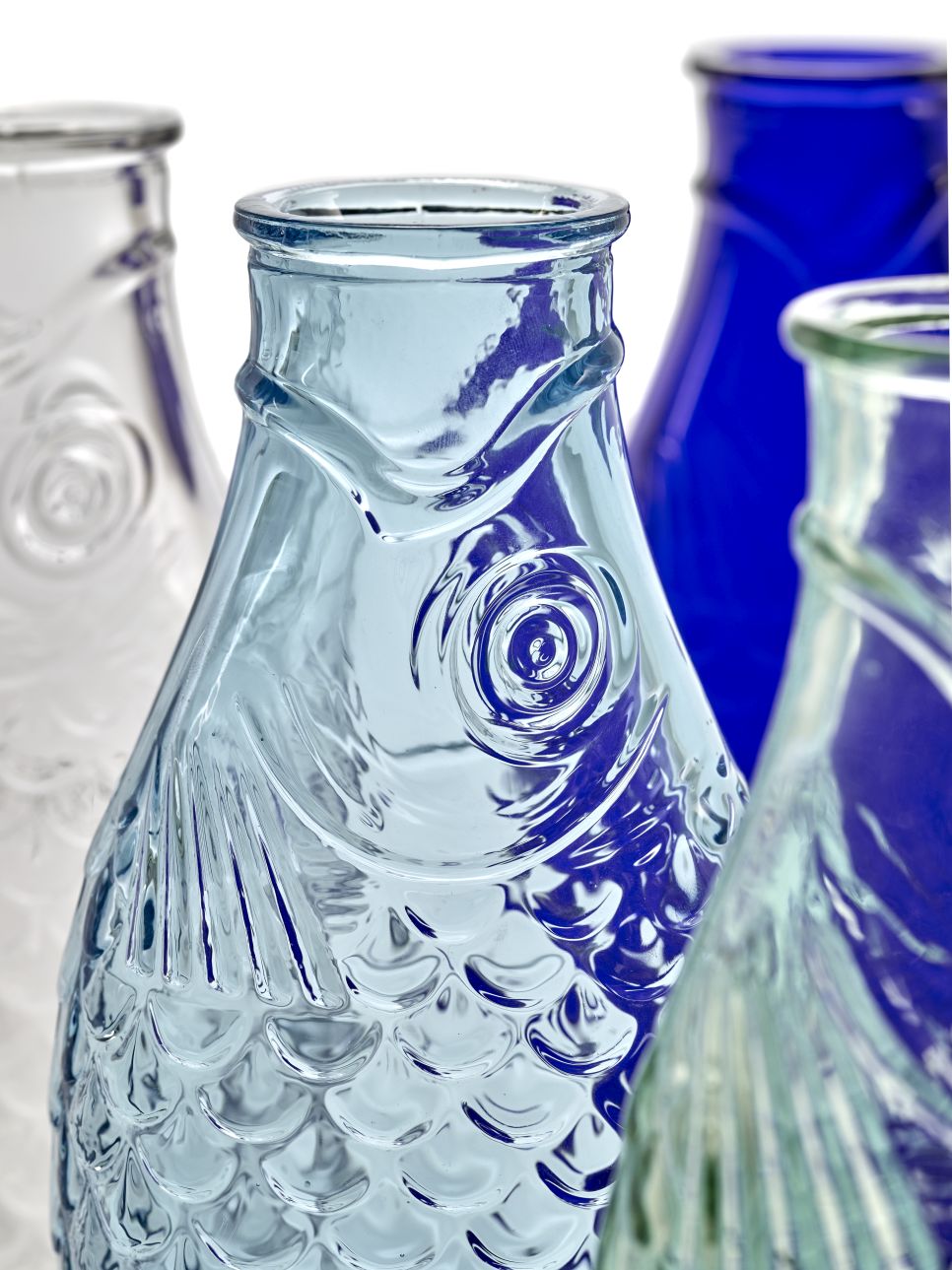 Fles Flasche Fisch Grün Serax