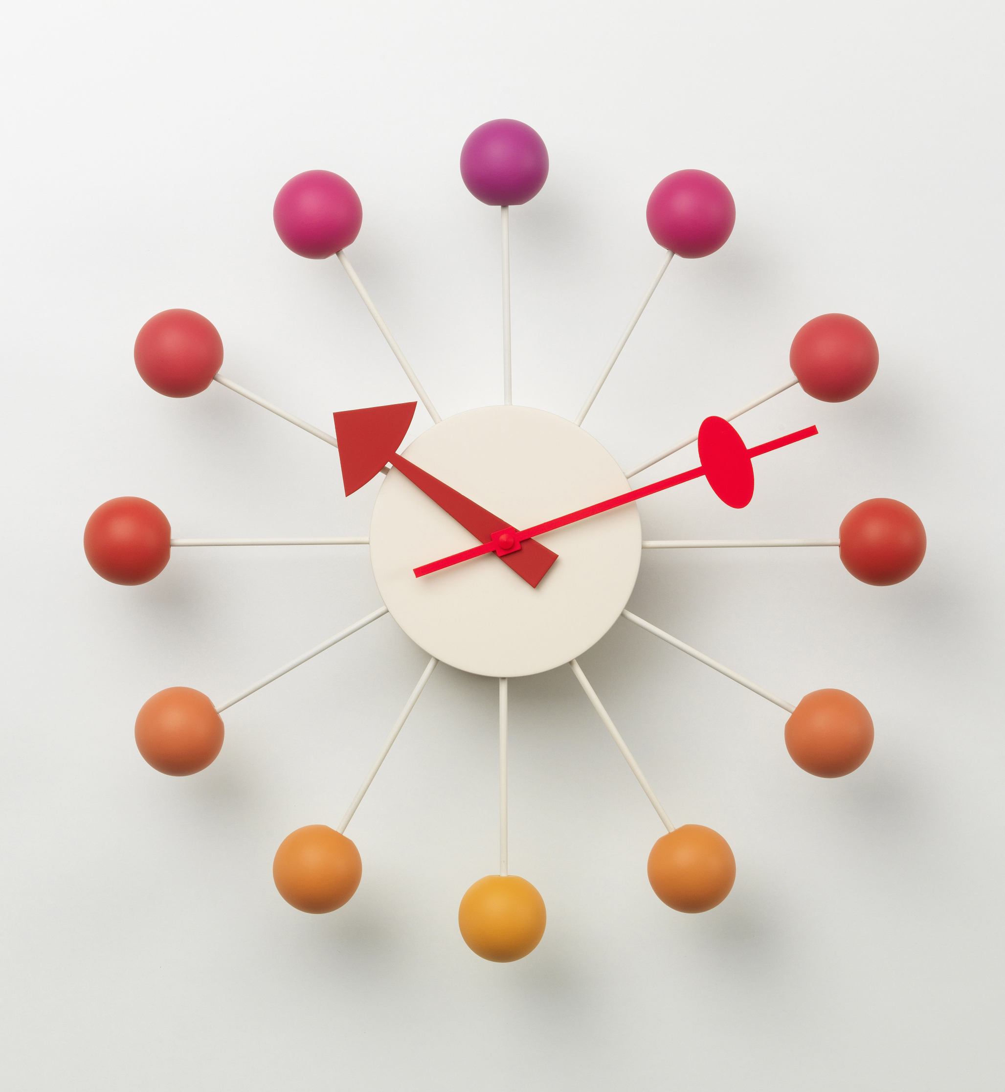 Ball Clock Wanduhr Sunset Vitra LIMITED EDITION 