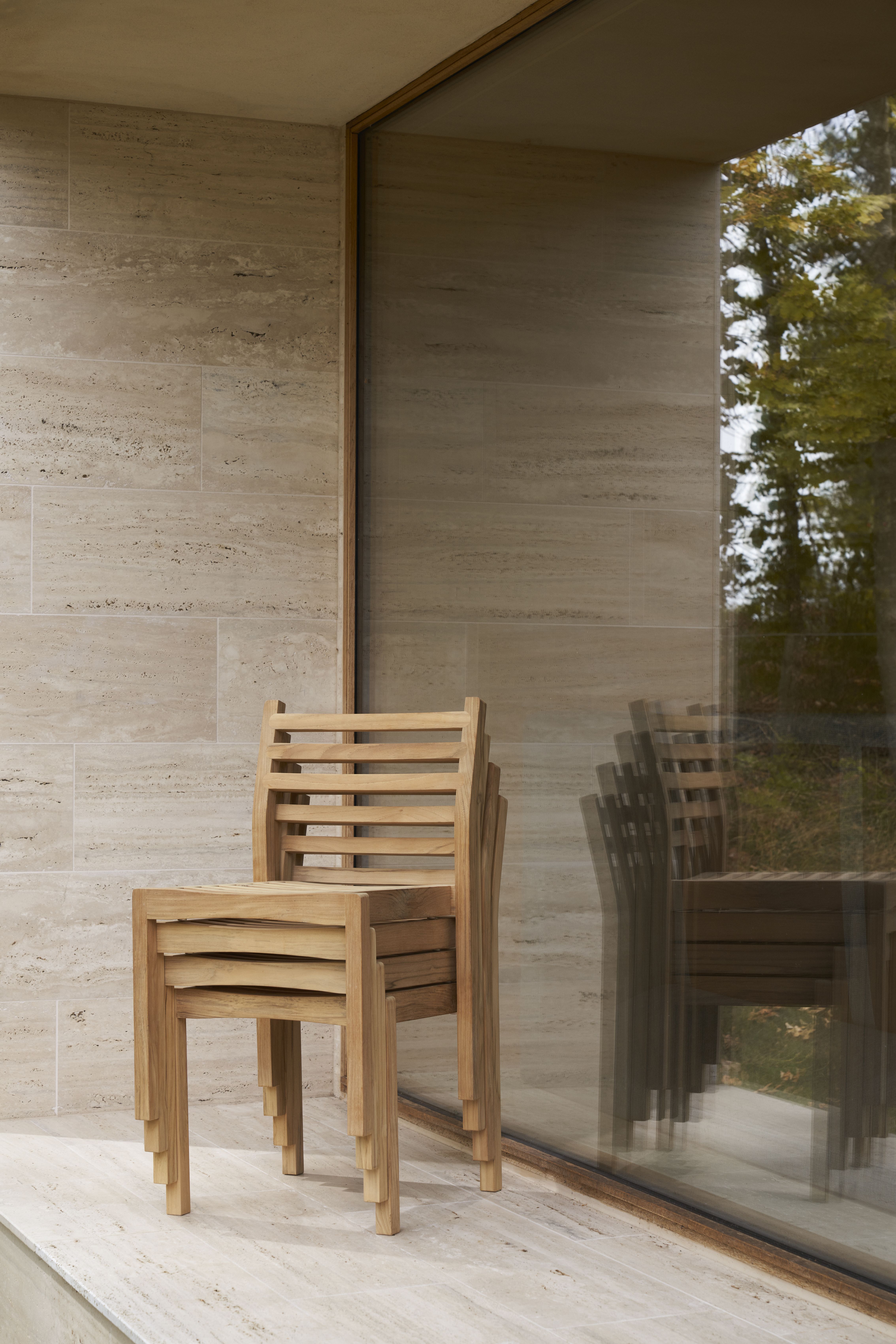 AH501 Stuhl Teak Outdoor Carl Hansen & Søn