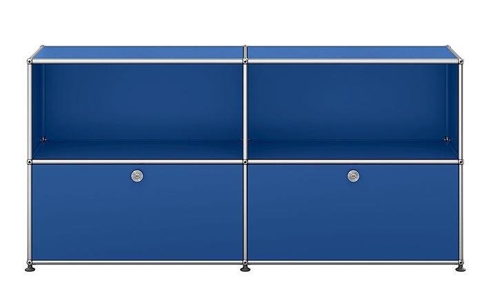 USM Haller Sideboard mit 2 Klappen – QUICK SHIP-enzianblau