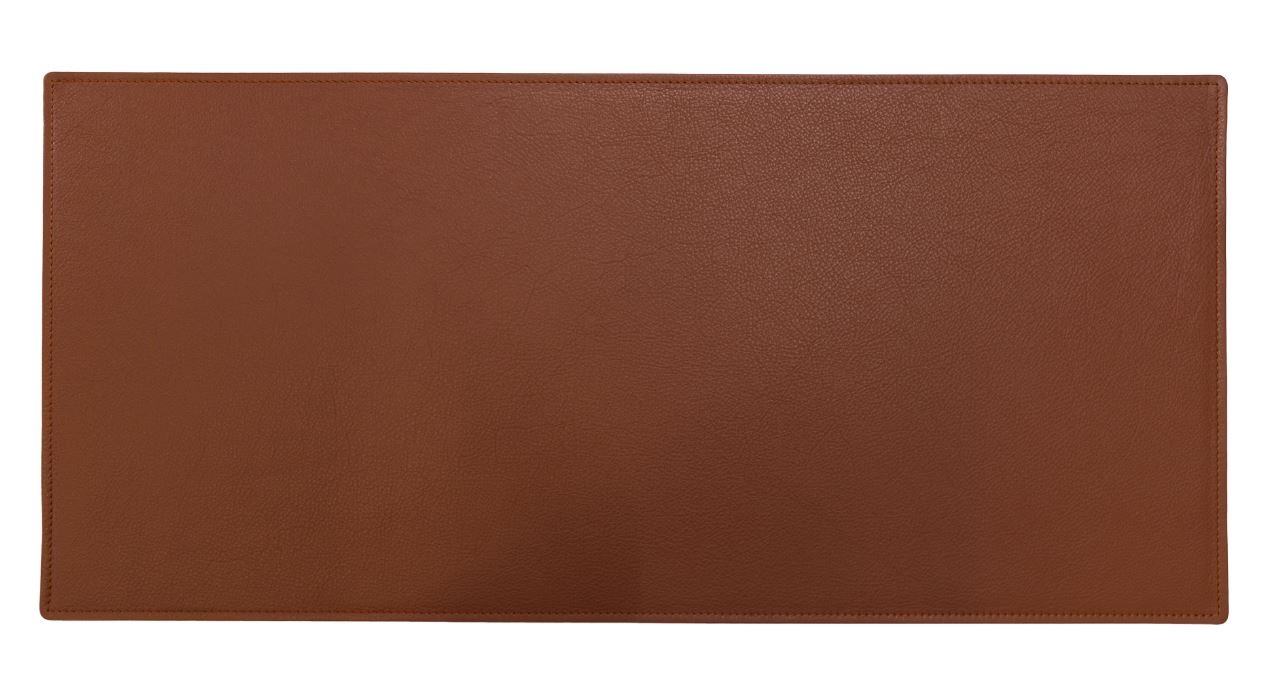 Cognacfarbene Lederauflage für USM Sideboard, 75x25 cm, schützt und wertet Möbel auf.