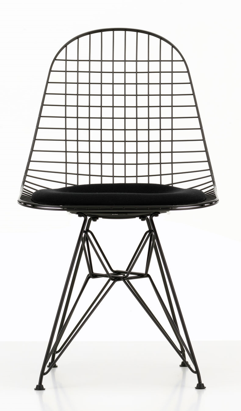 DKR-5 Wire Chair Stuhl mit Sitzkissen Vitra