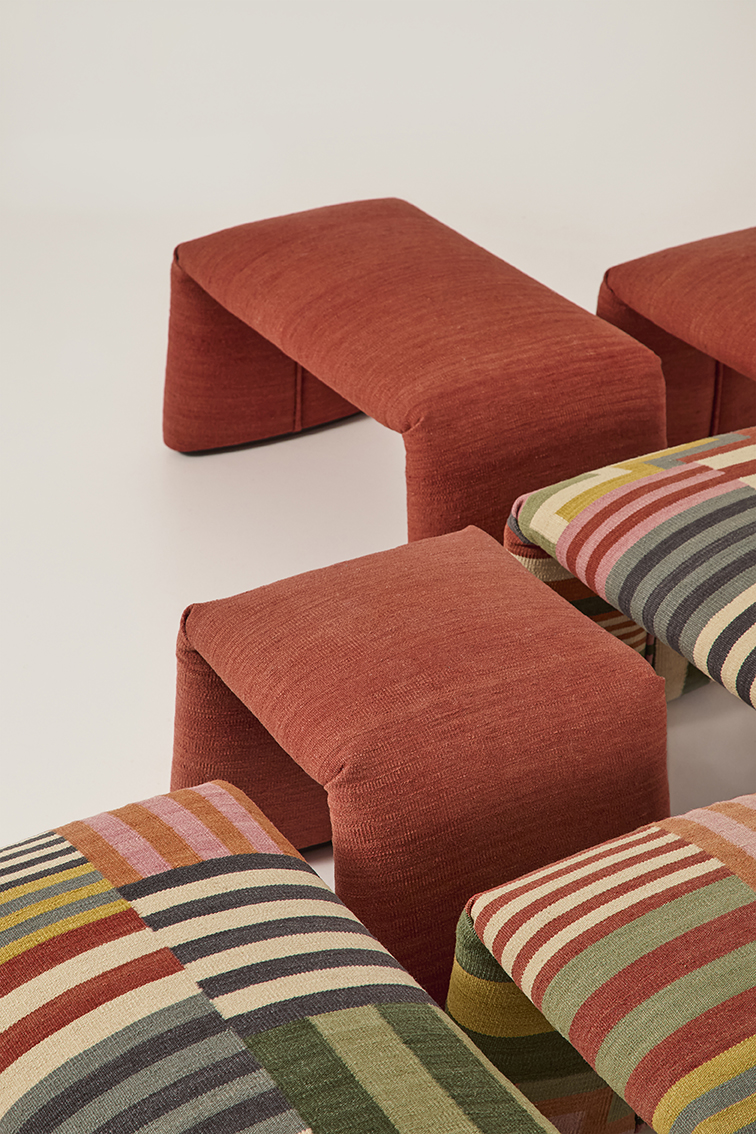 Folded Colors Bench Bank Nanimarquina