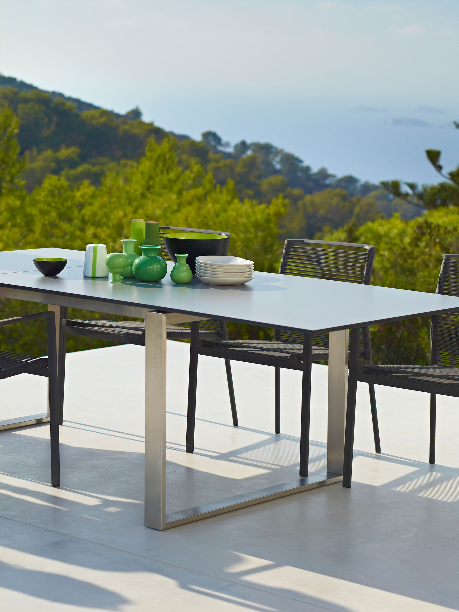 Edge Outdoor Esstisch mit 2 Einlegeplatten Cane-Line