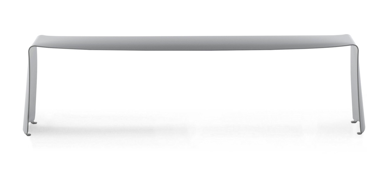 Le Banc Bank MDF Italia-Aluminium matt