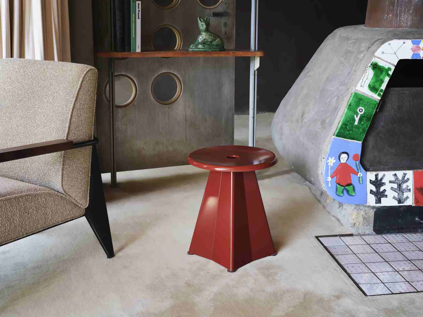 Tabouret Métallique Metallic Hocker Vitra