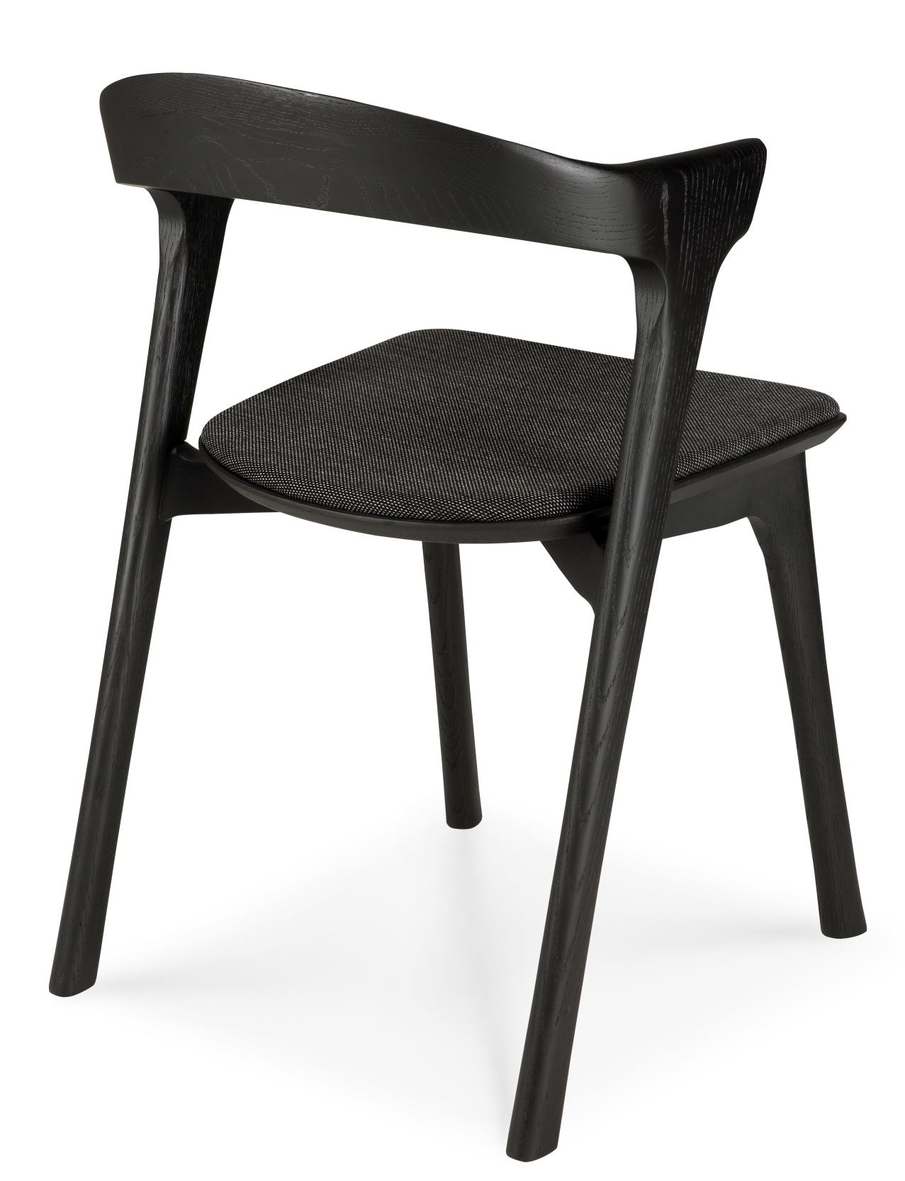 Bok Stuhl Eiche braun / Stoff Schwarz Ethnicraft