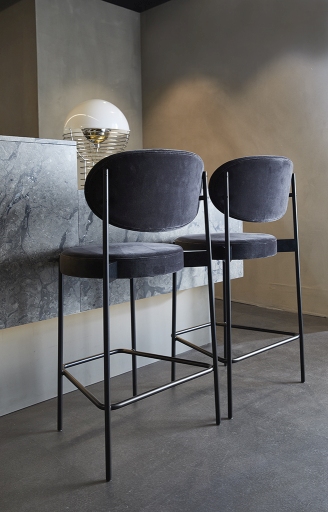 Series 430 Bar Stool Barhocker 75 cm SCHWARZ / REMIX 123 Verpan EINZELSTÜCK