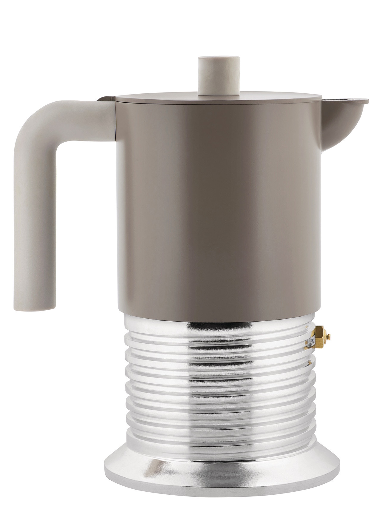 PM01/6 Vite Espressokocher für 6 Tassen Alessi Warmes grau