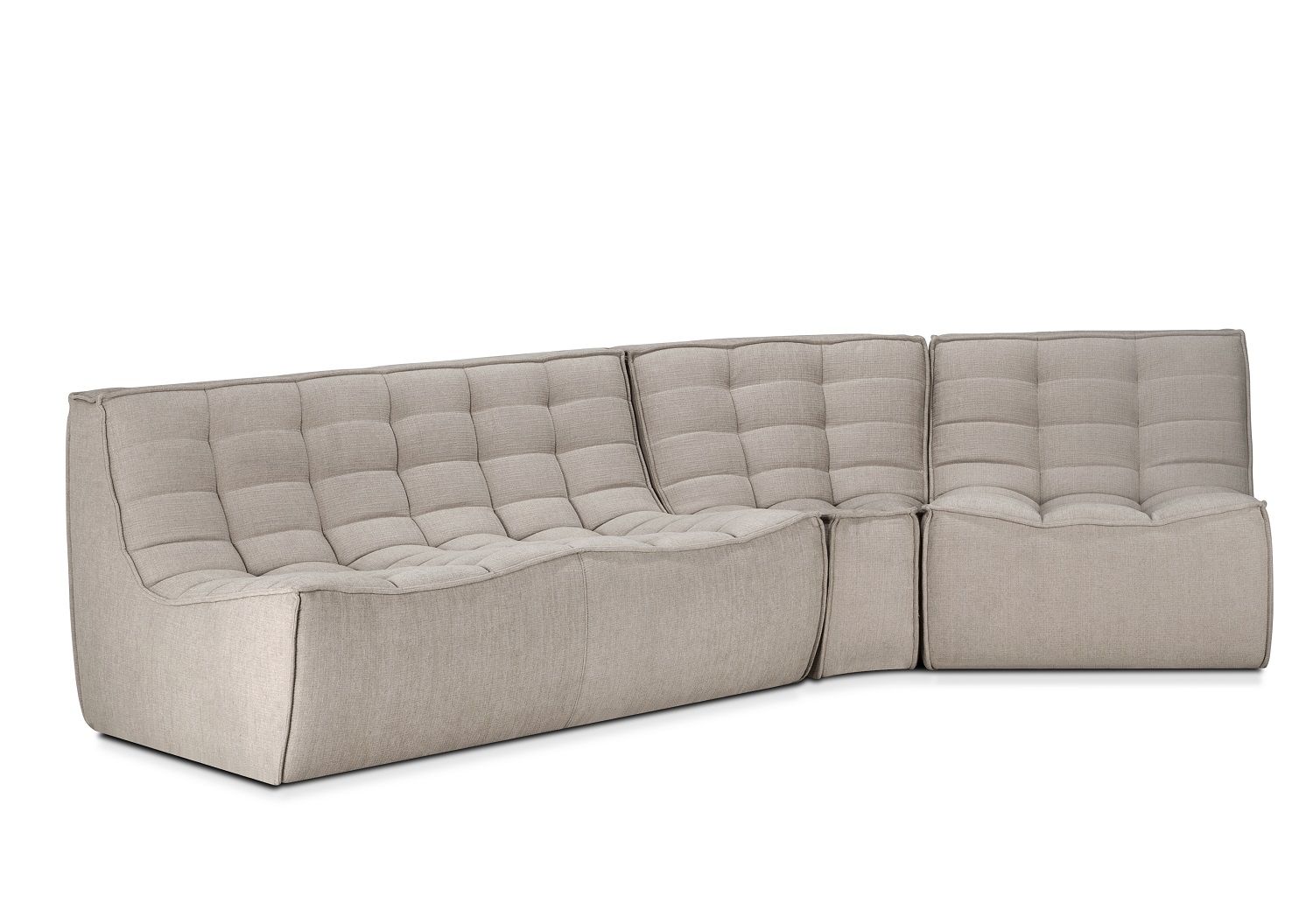 N701 Modulsofa 45° runde Ecke Ethnicraft