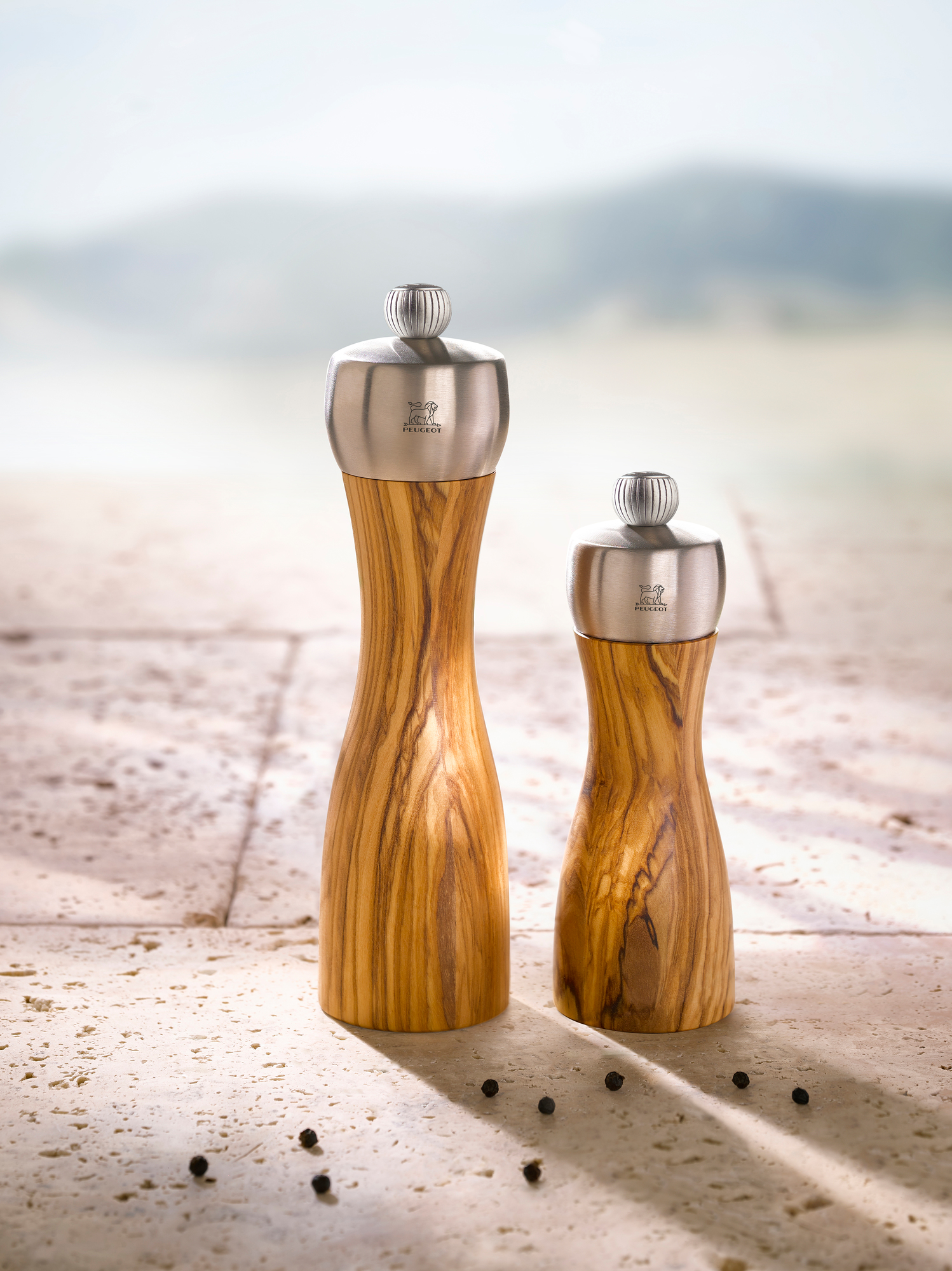 Fidji Salzmühle Olivenholz 20cm Peugeot EINZELSTÜCK