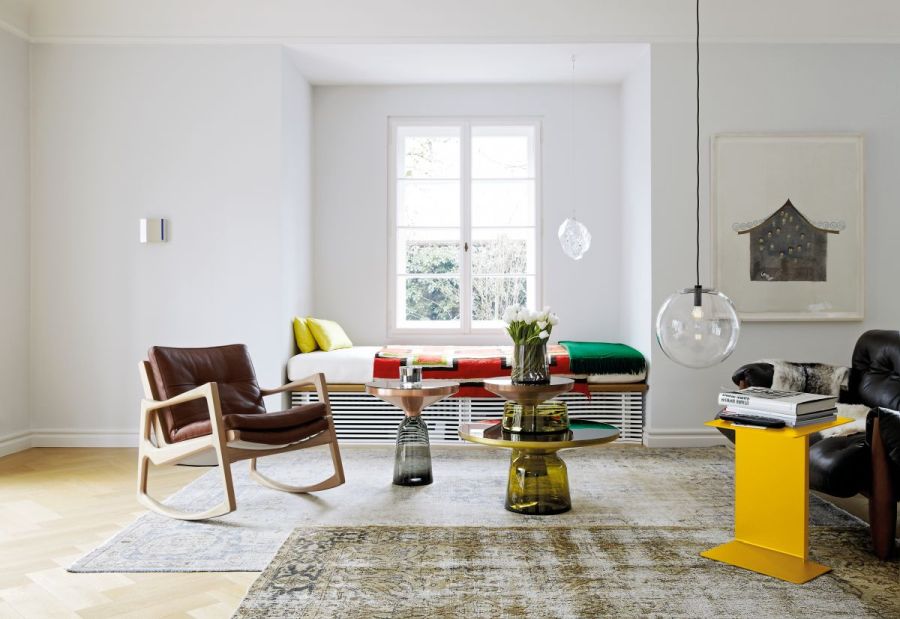 Bell Coffee Table Couchtisch Messing Olivgrün ClassiCon