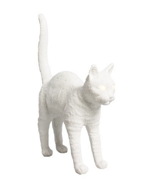 Jobby Cat Lamp Katzenlampe Tischleuchte Weiß Seletti EINZELSTÜCK