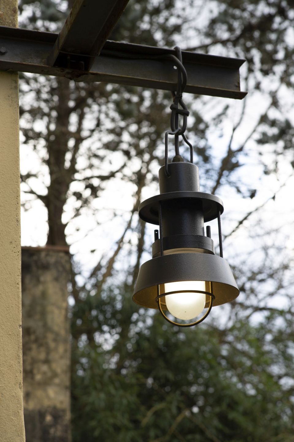Polo Outdoor Pendelleuchte Ø21cm Anthrazit Martinelli Luce
