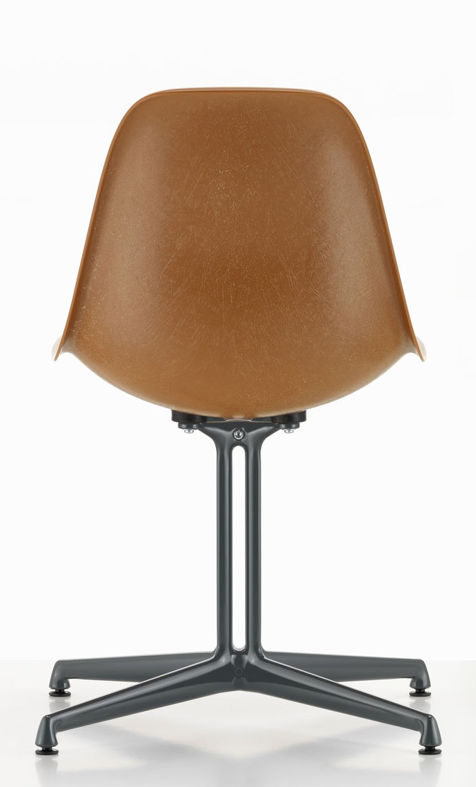 Eames Fiberglass Side Chair La Fonda Ocker Dunkel Vitra LIMITED EDITION
