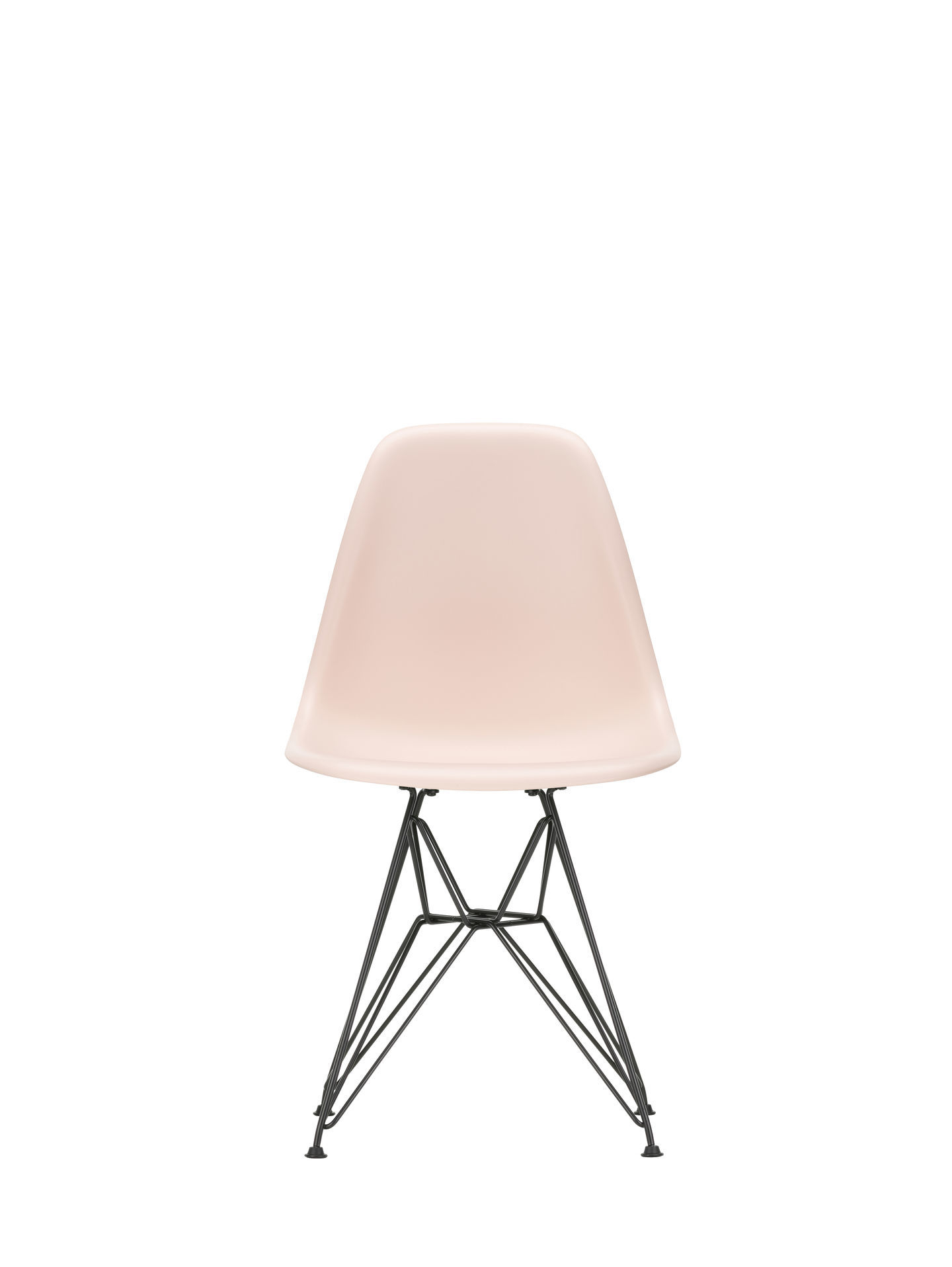 Eames Plastic Side Chair DSR Stuhl Vitra Schwarz-Hellgrau