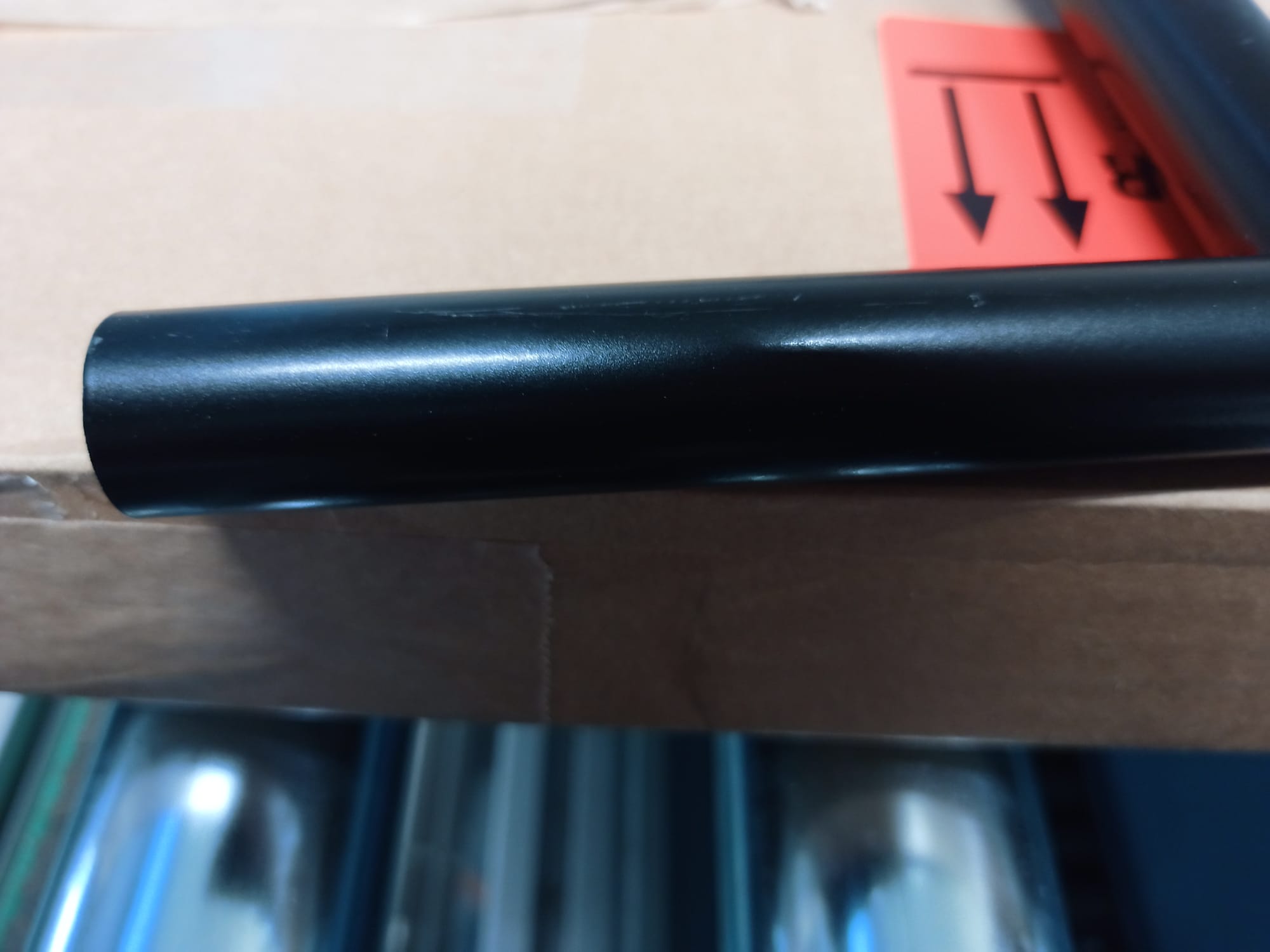 Eiermann 3 Tischgestell farbig SCHWARZ 58x29 cm Richard Lampert MÄNGELEXEMPLAR  1