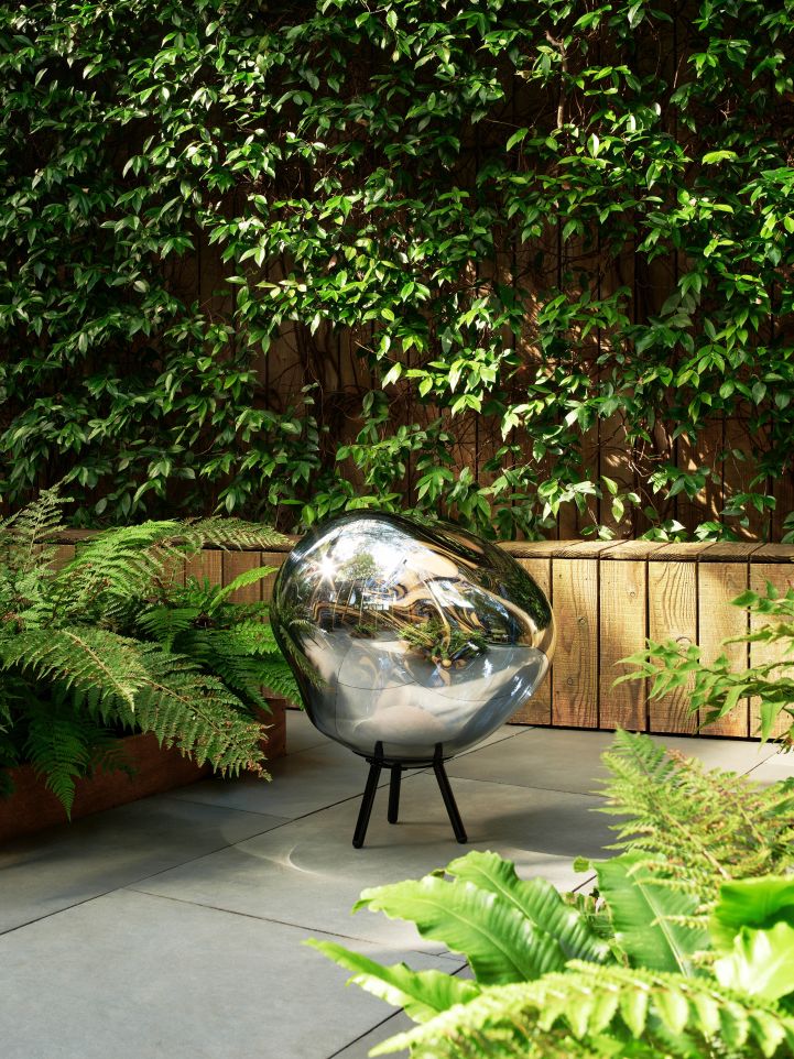 Melt Large LED tragbare Boden-/Hängeleuchte Opal Tom Dixon