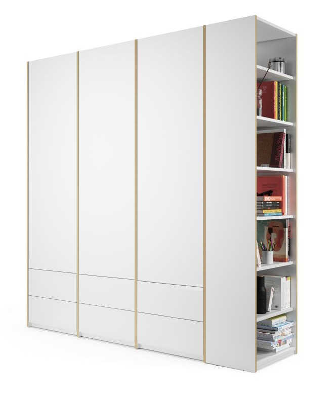 MODULAR PLUS Schrank Kombination mit Anbauregal rechts B 212,2 cm Müller Möbelwerkstätten