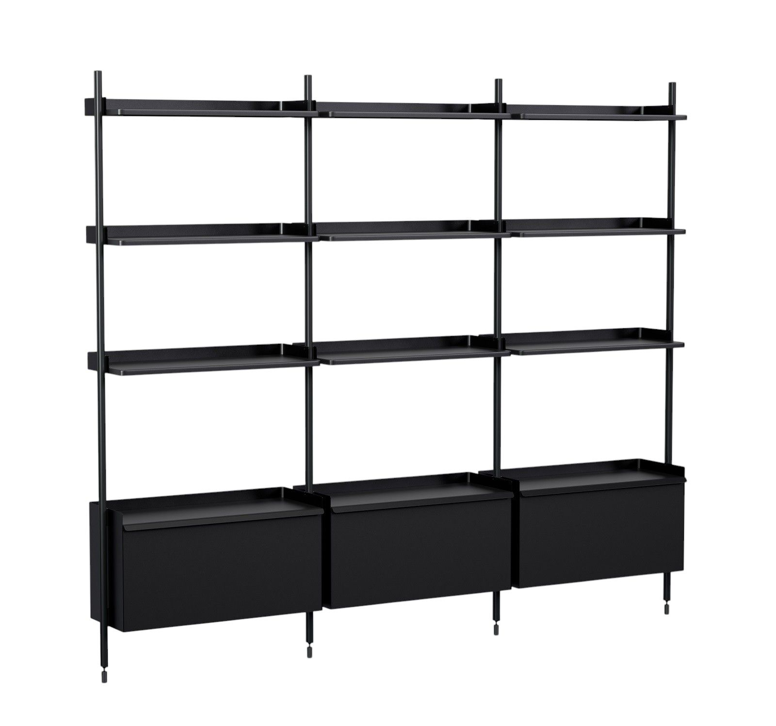 Pier System 1041 1 Column Regal / Garderobe Hay