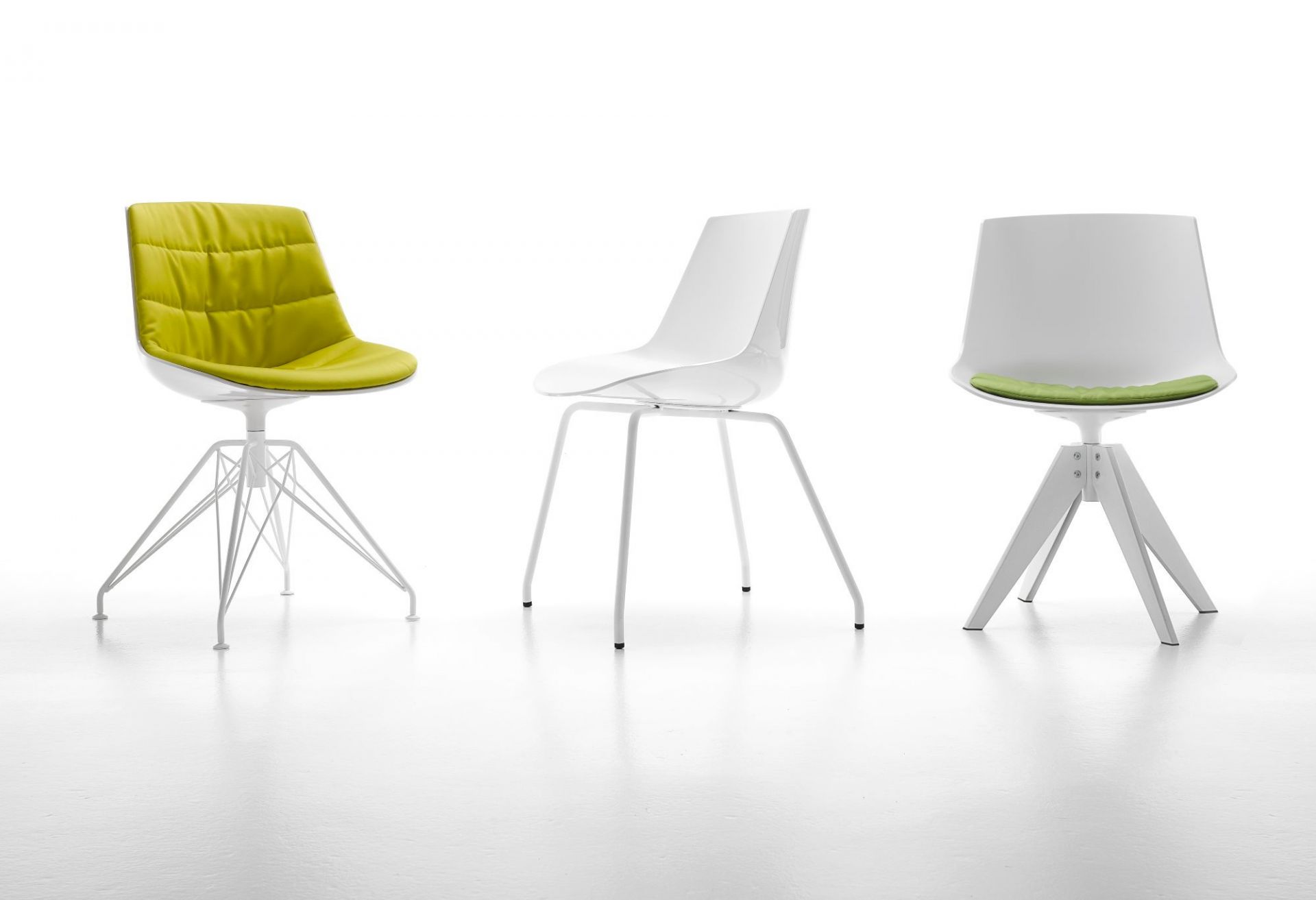 Flow Chair Stuhl Kufengestell MDF Italia