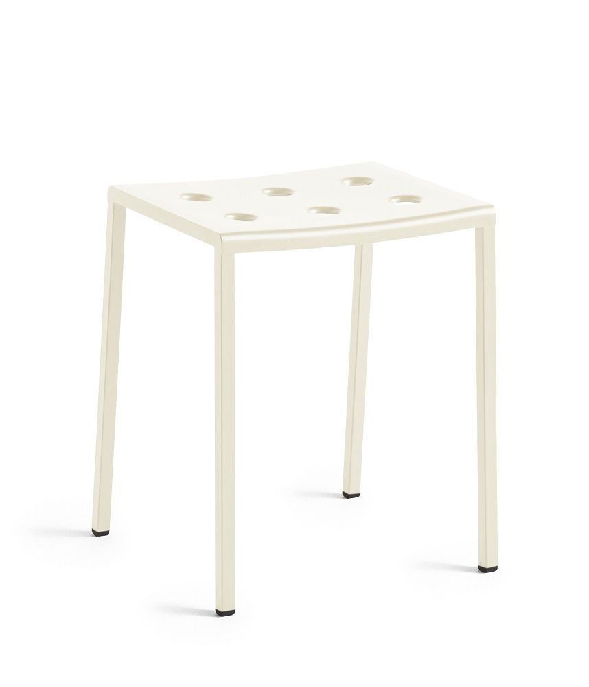 Balcony Stool Outdoor Hocker Chalk beige Hay EINZELSTÜCK
