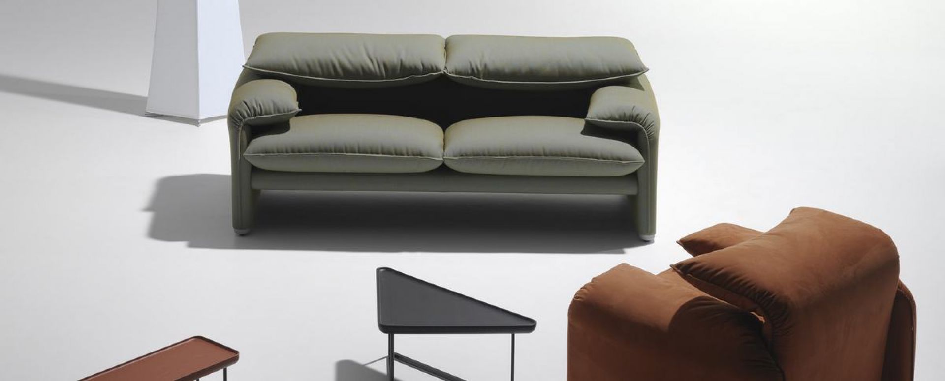 675 Maralunga Sofa Zweisitzer Cassina