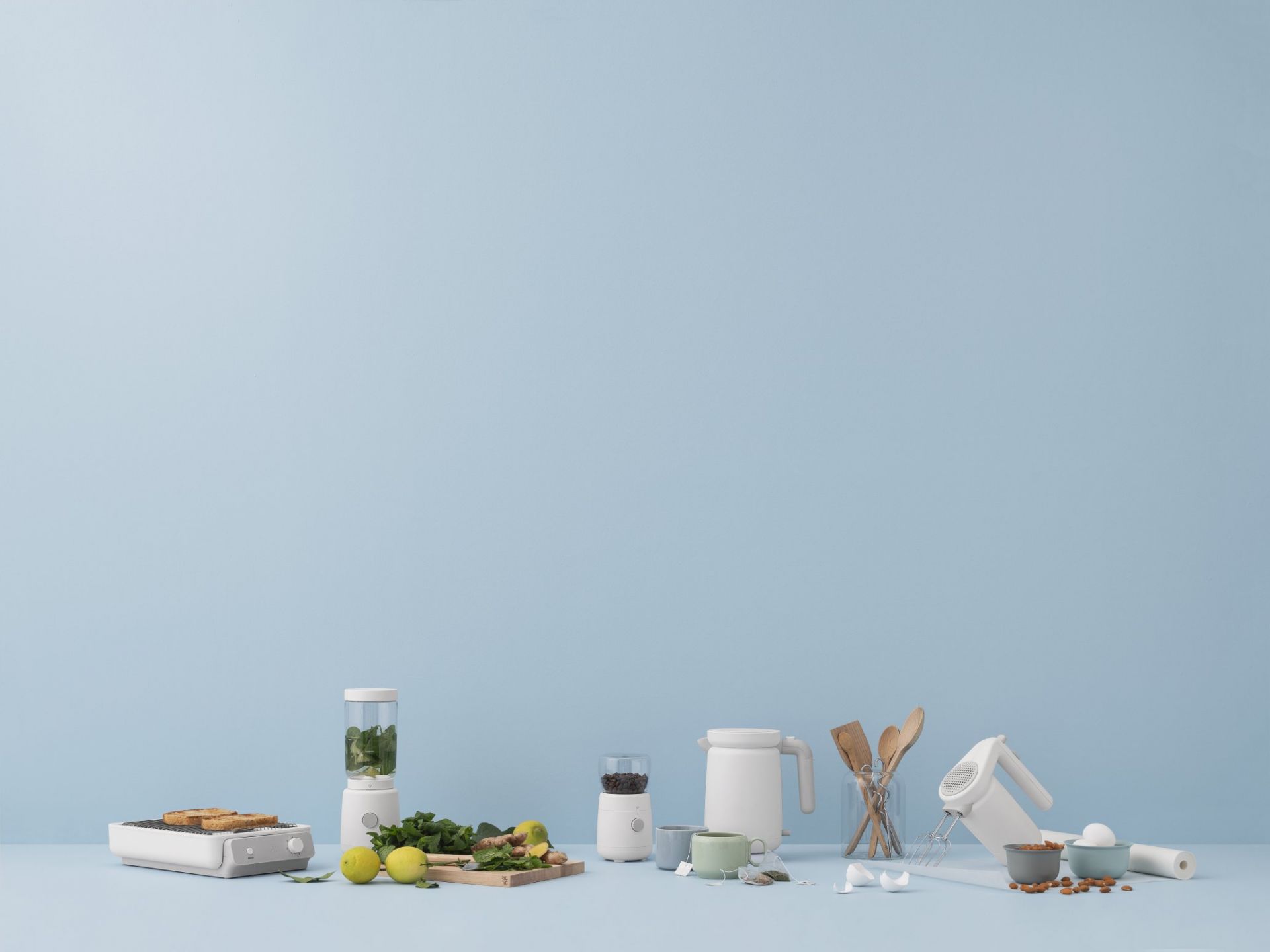 Foodie Hand Mixer Handrührgerät Weiß RIG TIG by Stelton EINZELSTÜCK