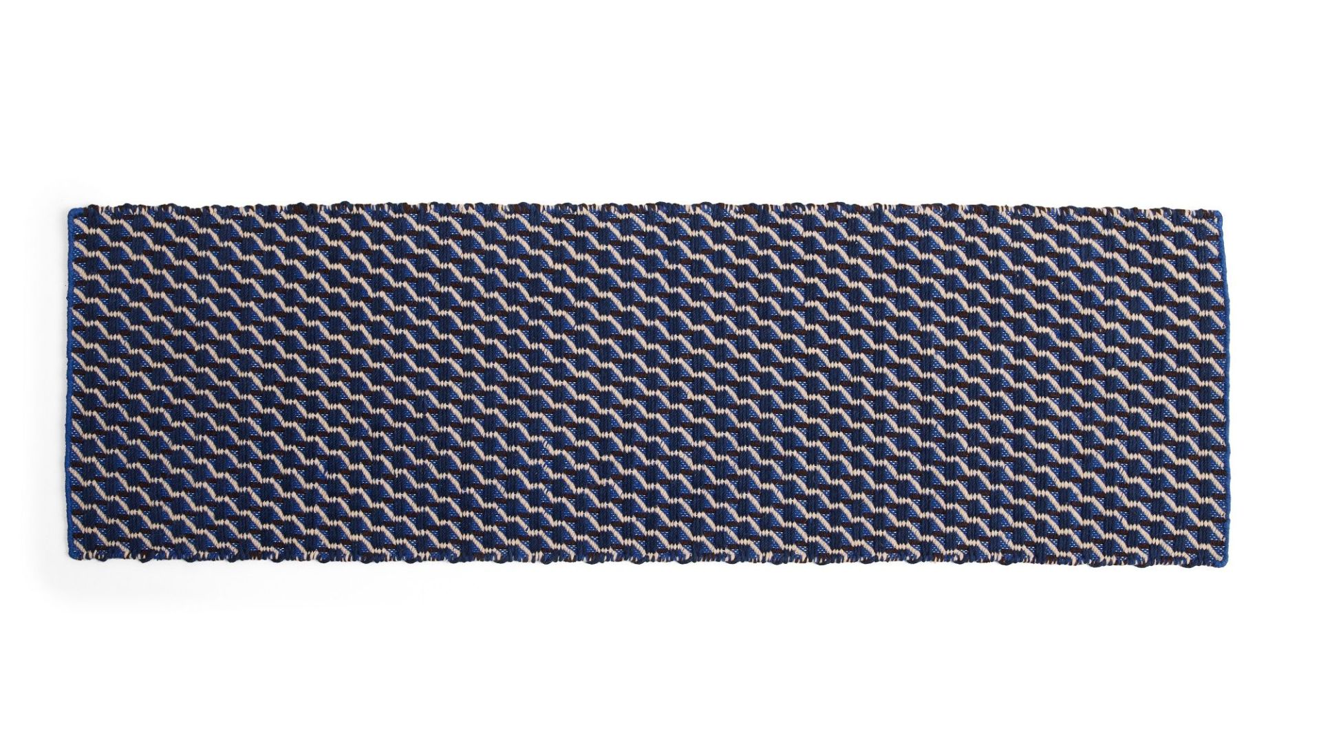 Channel Rug Blue-white Teppich Hay
