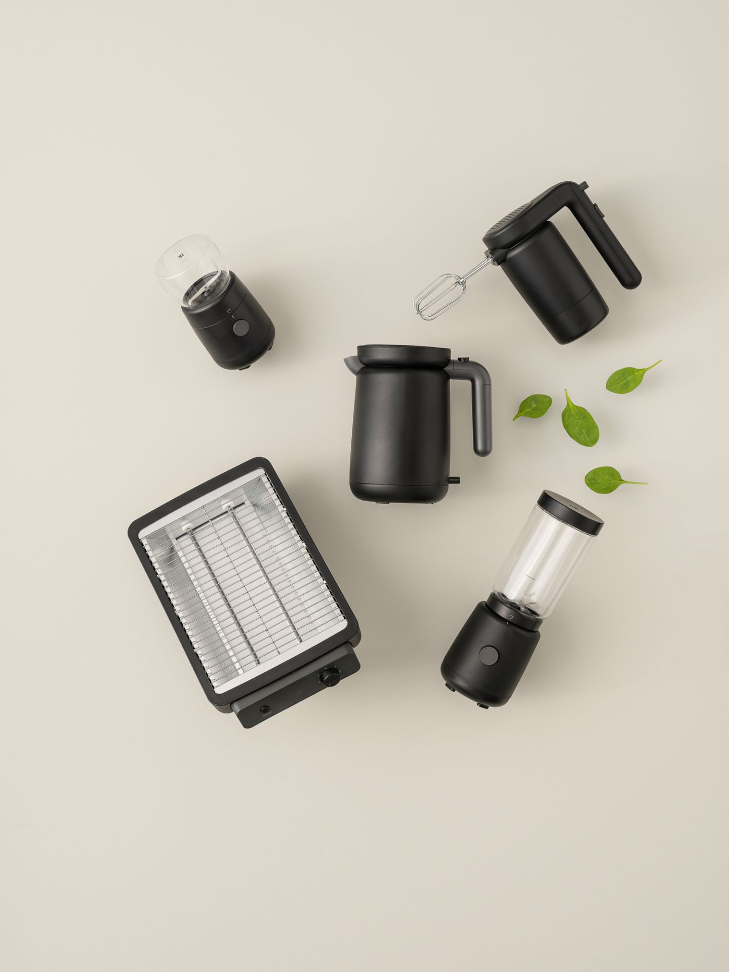 Foodie Hand Mixer Handrührgerät Schwarz RIG TIG by Stelton EINZELSTÜCK