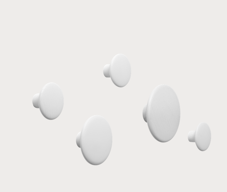 The Dots Garderobenhaken 5er Set Muuto