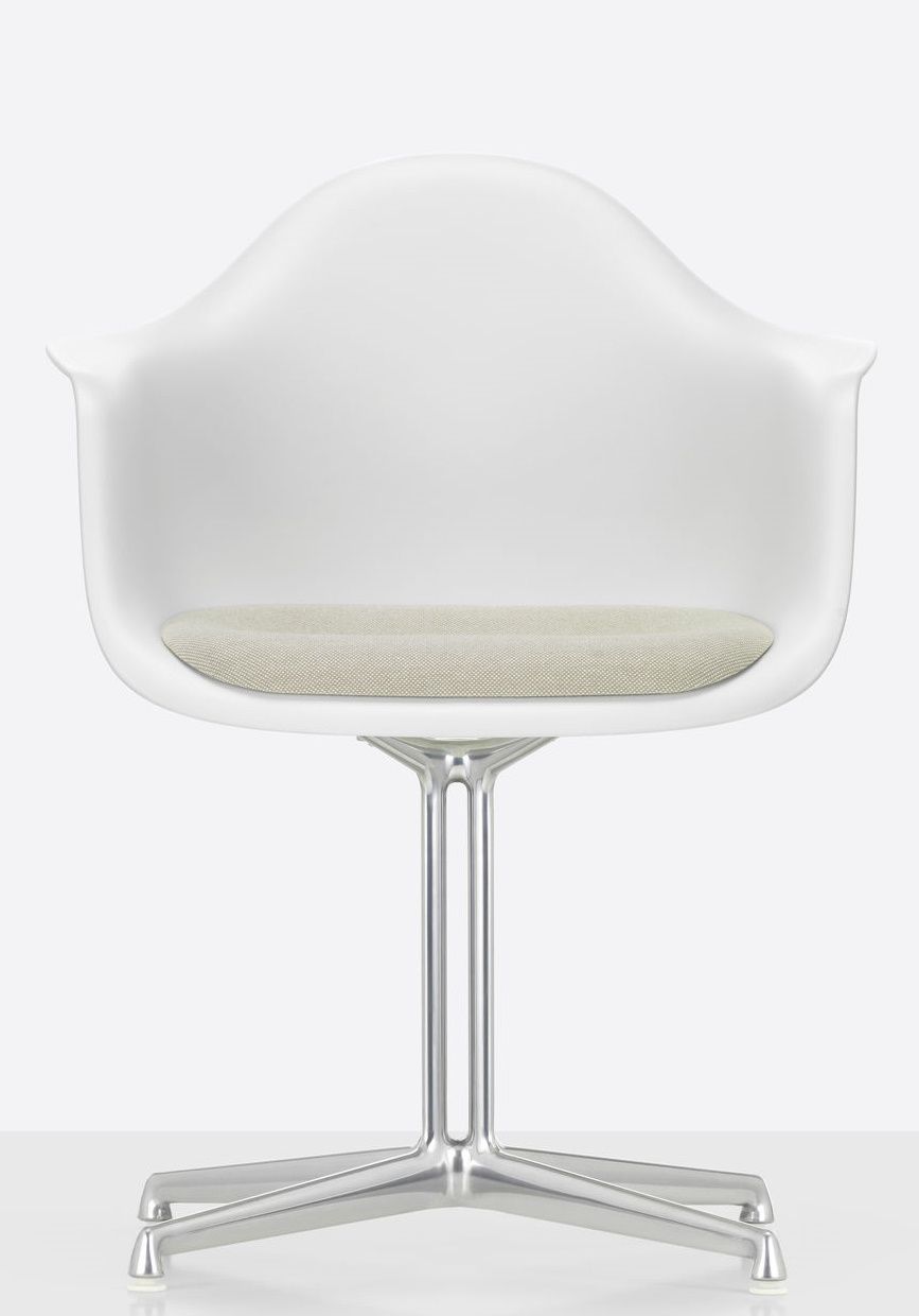 Eames Plastic Arm Chair DAL mit Sitzpolster Vitra