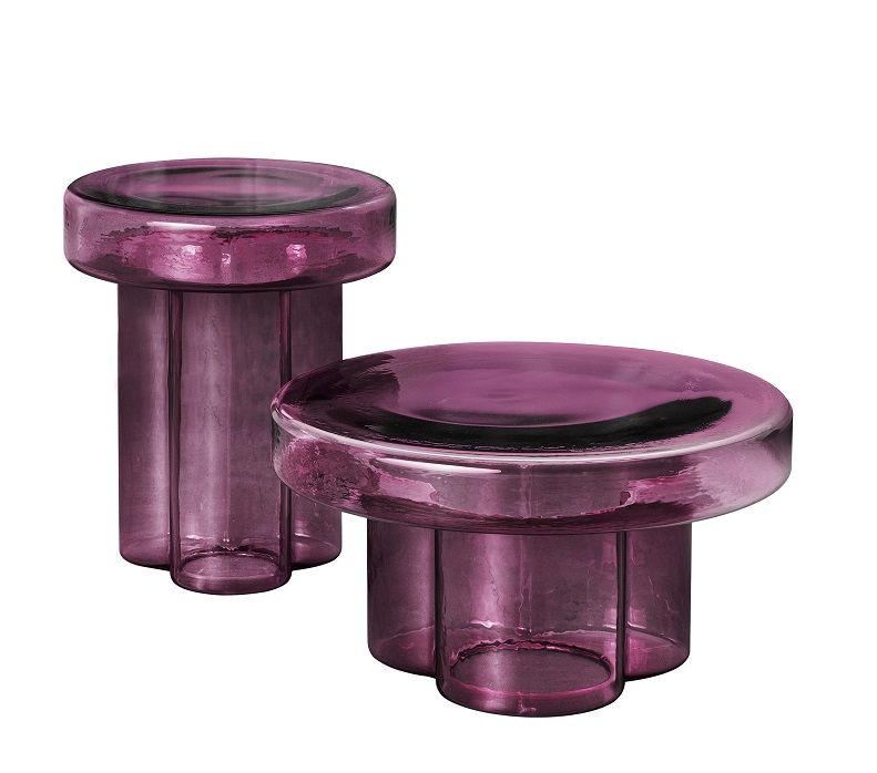 Soda Beistelltisch Miniforms Bx55 cm Amethyst
